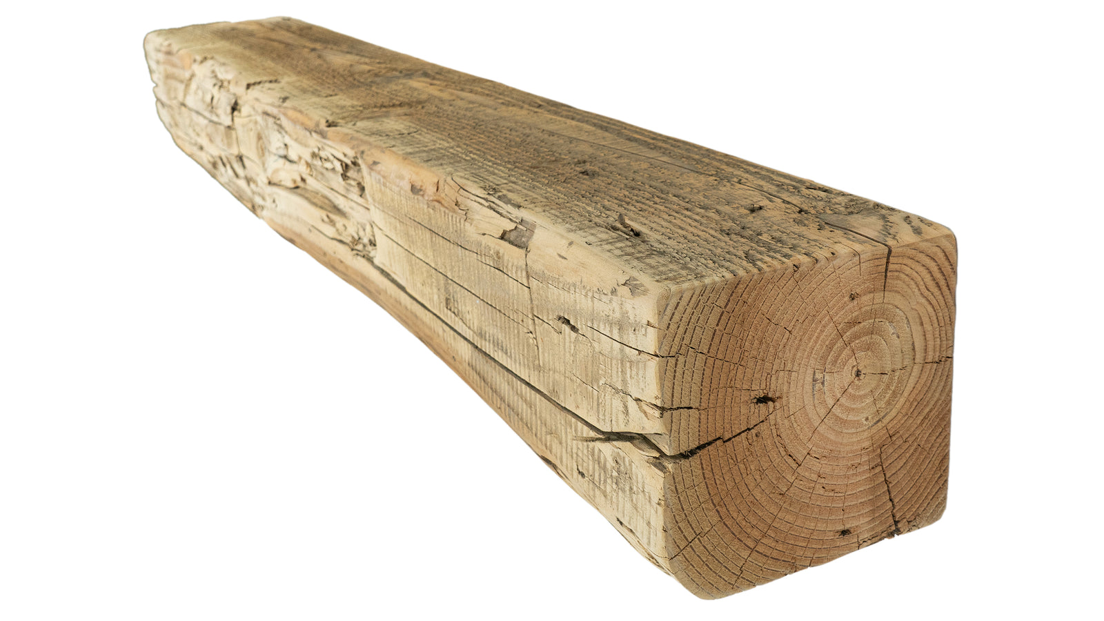 Reclaimed Wood Fireplace Mantel - Dakota Timber Co - Fireplace Mantels