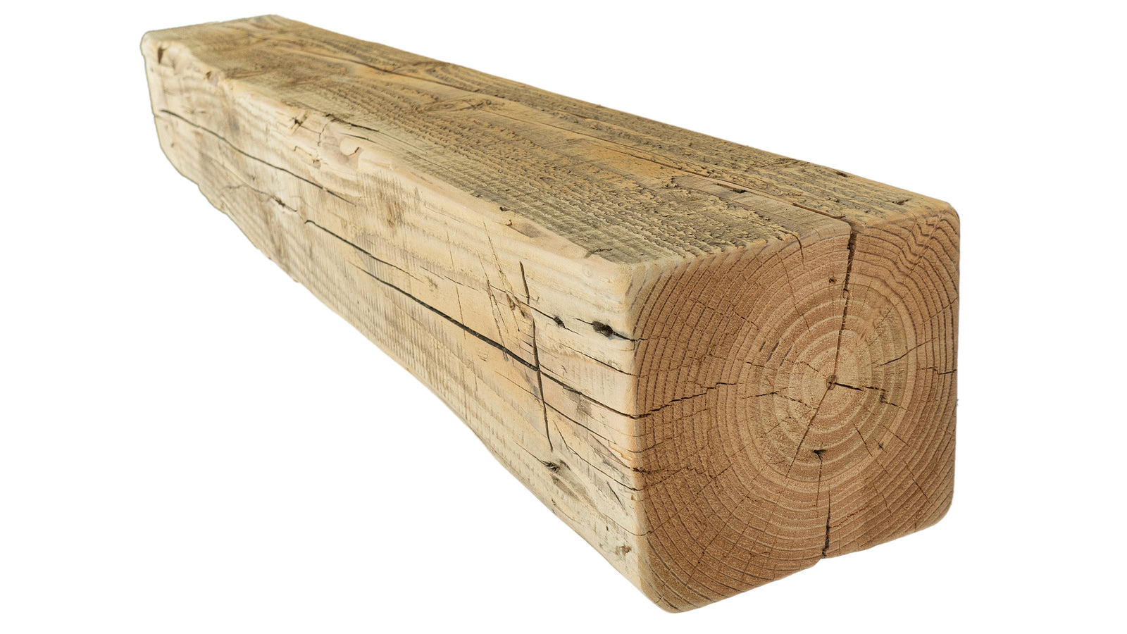 Reclaimed Wood Fireplace Mantel - Dakota Timber Co - Fireplace Mantels