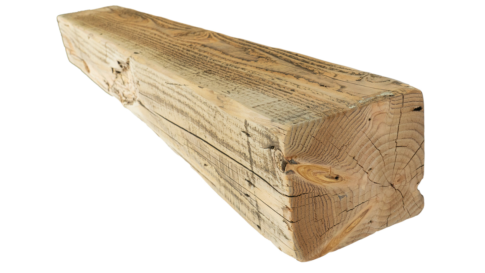 Reclaimed Wood Fireplace Mantel - Dakota Timber Co - Fireplace Mantels