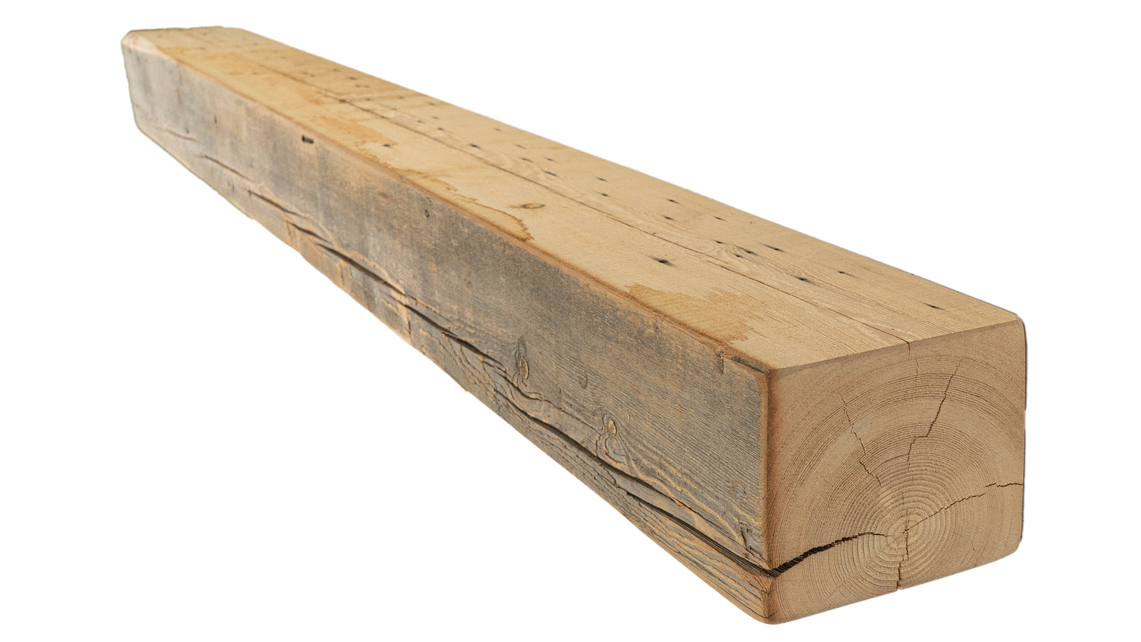 Reclaimed Wood Fireplace Mantel - Dakota Timber Co - Fireplace Mantels
