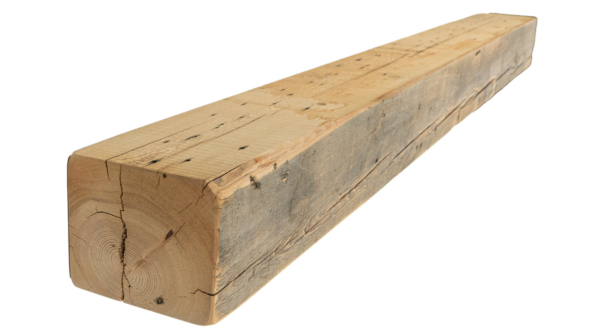 Reclaimed Wood Fireplace Mantel - Dakota Timber Co - Fireplace Mantels