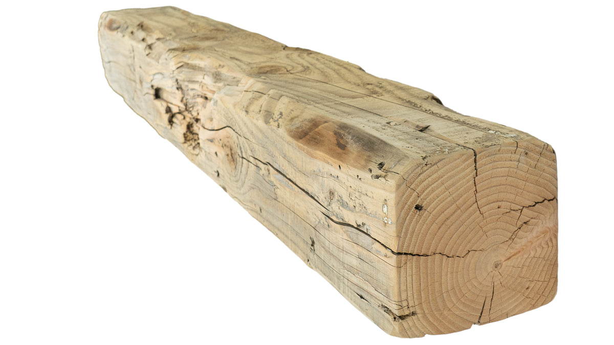 Reclaimed Wood Fireplace Mantel - Dakota Timber Co - Fireplace Mantels