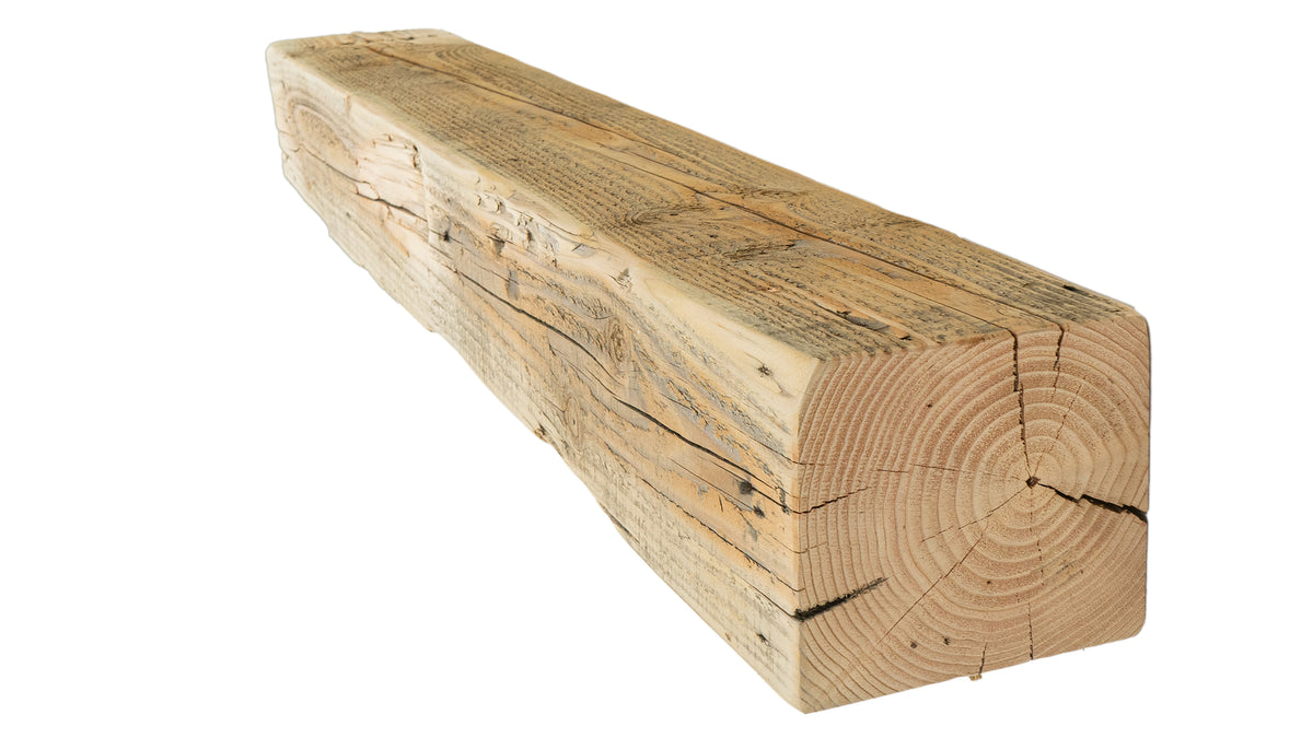 Reclaimed Wood Fireplace Mantel - Dakota Timber Co - Fireplace Mantels