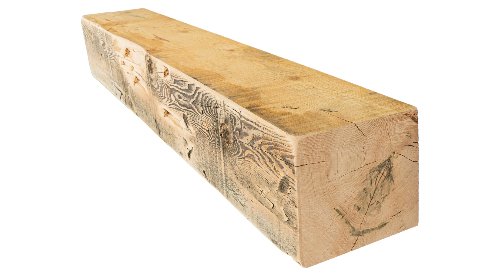 Reclaimed Wood Fireplace Mantel - Dakota Timber Co - Fireplace Mantels