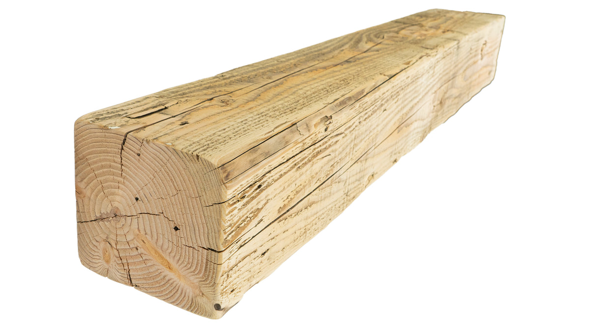 Reclaimed Wood Fireplace Mantel - Dakota Timber Co - Fireplace Mantels