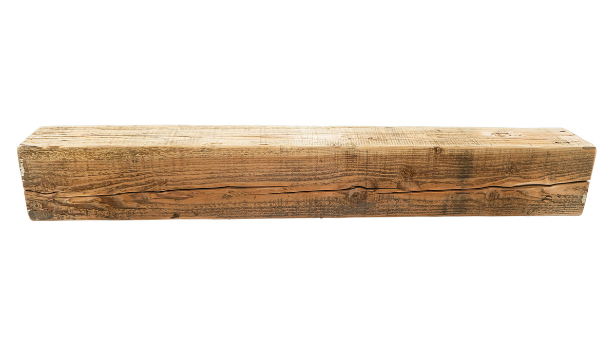 Reclaimed Wood Fireplace Mantel - Dakota Timber Co - Fireplace Mantels