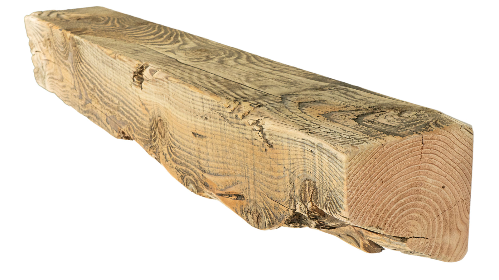 Reclaimed Wood Fireplace Mantel - Dakota Timber Co - Fireplace Mantels
