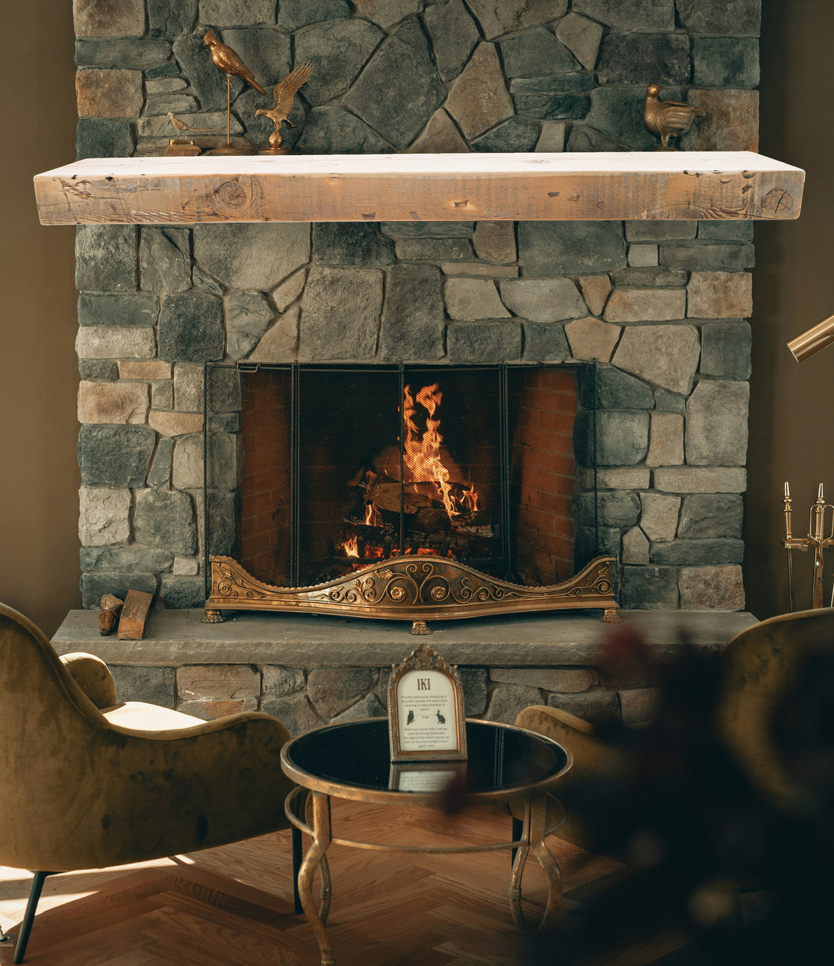 Reclaimed Wood Fireplace Mantel - Dakota Timber Co - Fireplace Mantels
