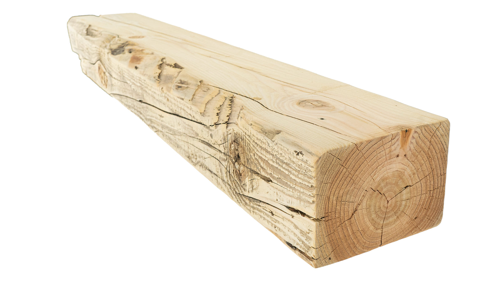 Reclaimed Wood Fireplace Mantel - Dakota Timber Co - Fireplace Mantels
