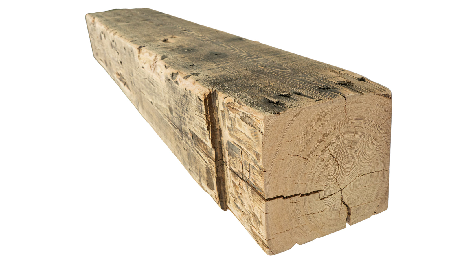 Reclaimed Wood Fireplace Mantel - Dakota Timber Co - Fireplace Mantels
