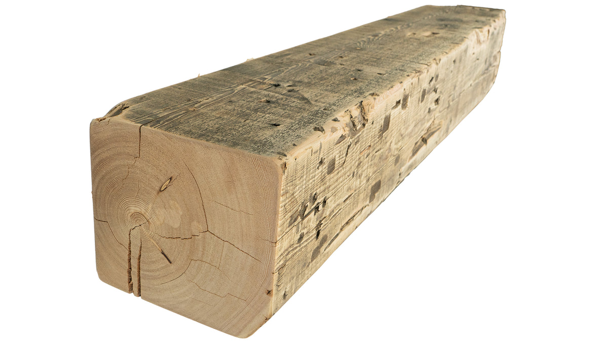 Reclaimed Wood Fireplace Mantel - Dakota Timber Co - Fireplace Mantels