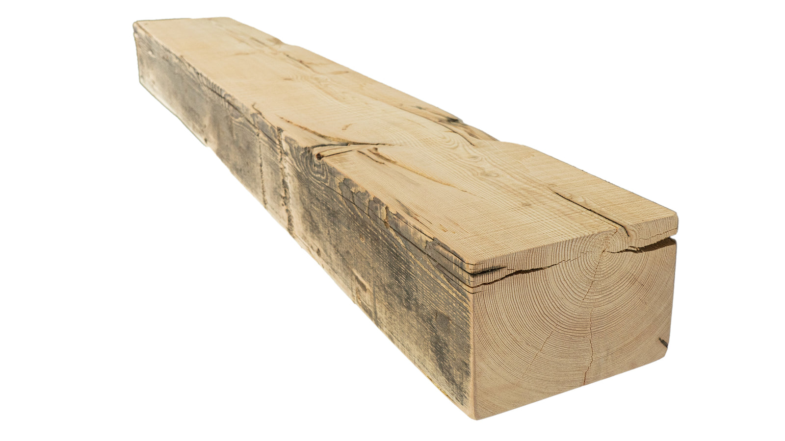 Reclaimed Wood Fireplace Mantel - Dakota Timber Co - Fireplace Mantels
