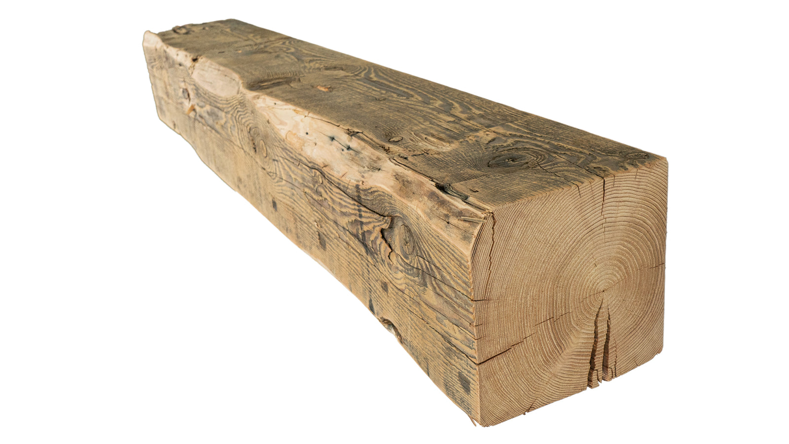 Reclaimed Wood Fireplace Mantel - Dakota Timber Co - Fireplace Mantels