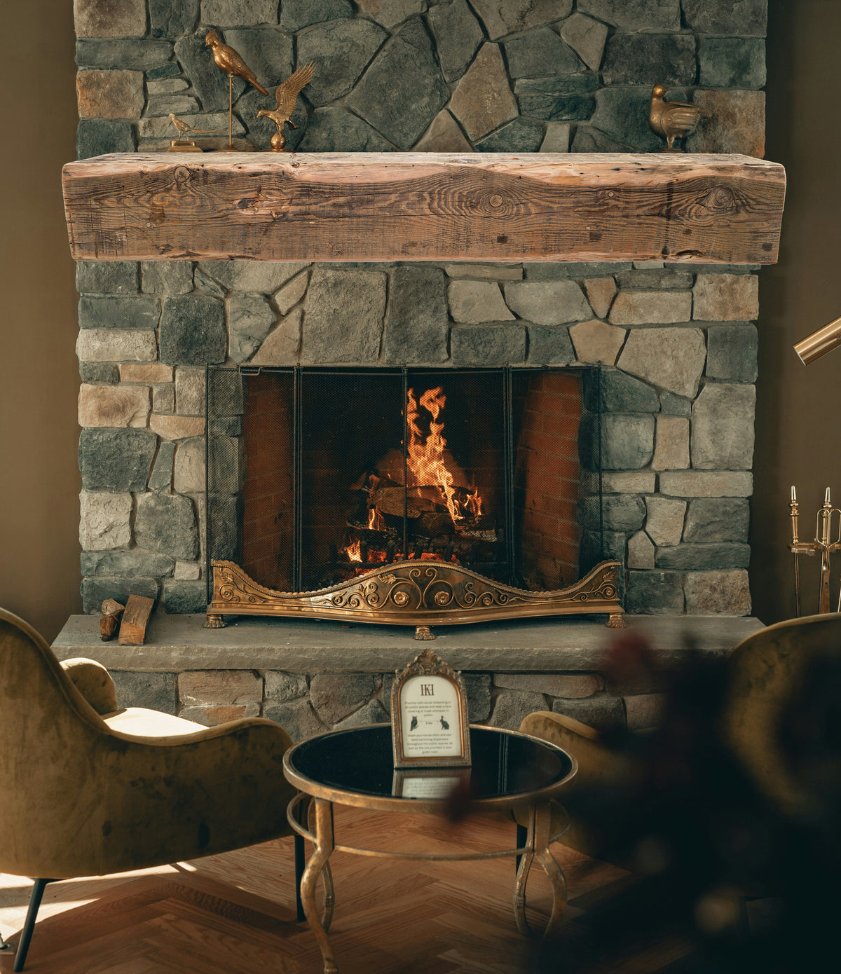 Reclaimed Wood Fireplace Mantel - Dakota Timber Co - Fireplace Mantels