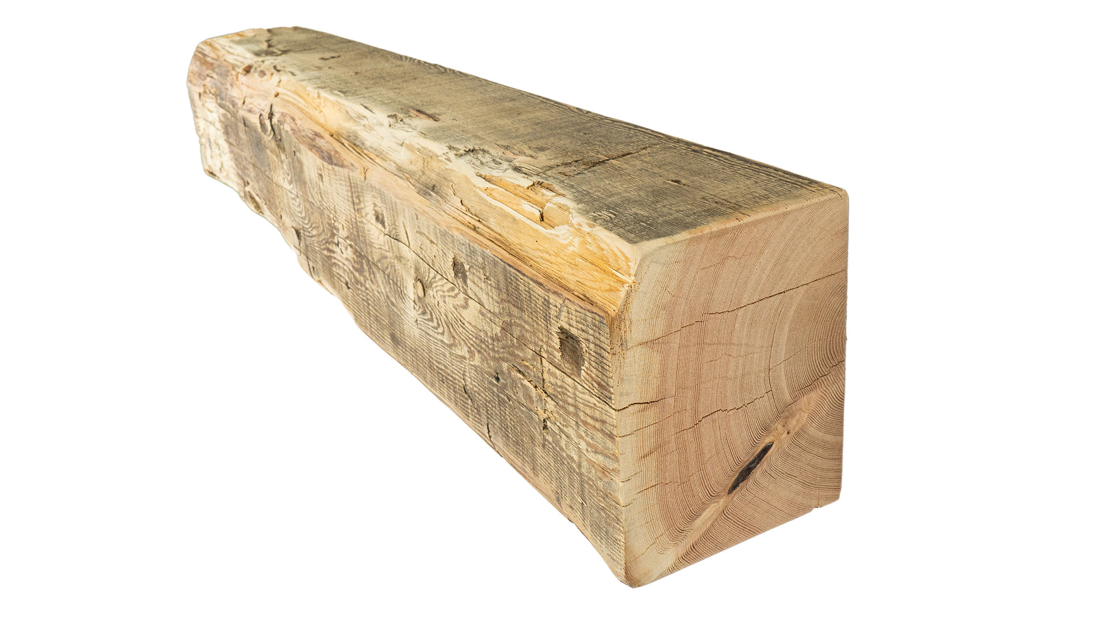 Reclaimed Wood Fireplace Mantel - Dakota Timber Co - Fireplace Mantels