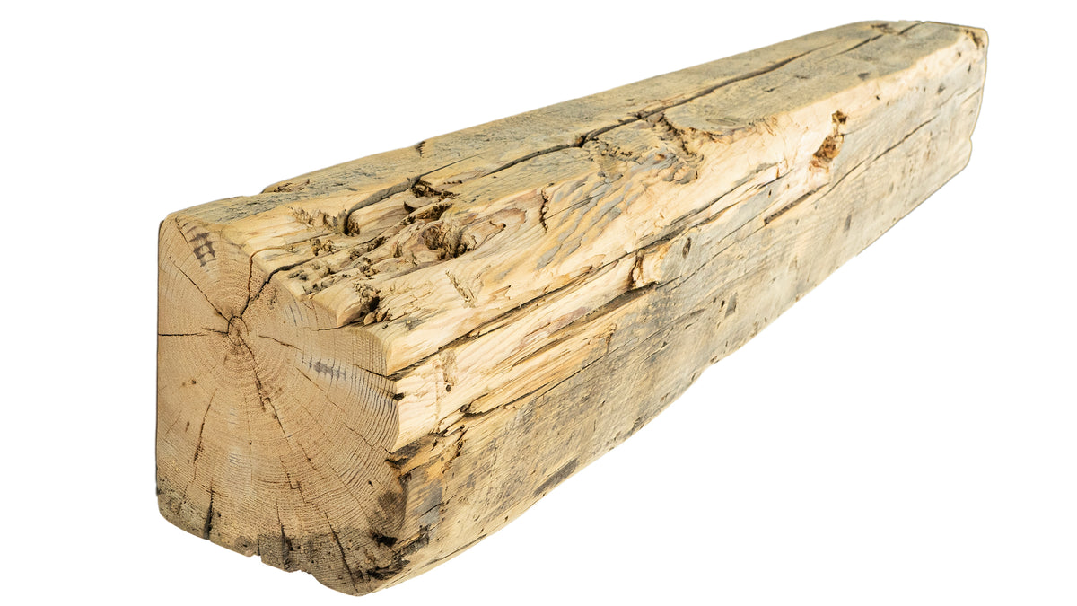 Reclaimed Wood Fireplace Mantel - Dakota Timber Co - Fireplace Mantels