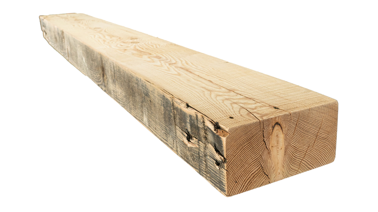 Reclaimed Wood Fireplace Mantel - Dakota Timber Co - Fireplace Mantels