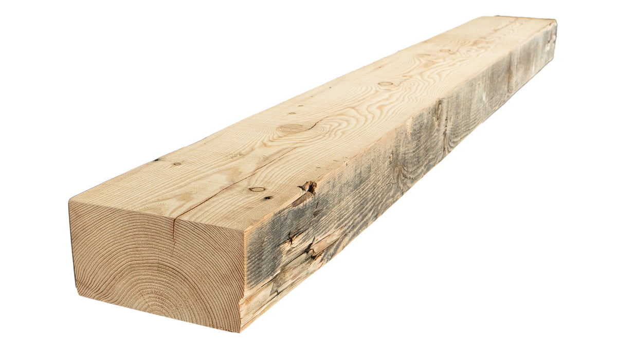 Reclaimed Wood Fireplace Mantel - Dakota Timber Co - Fireplace Mantels