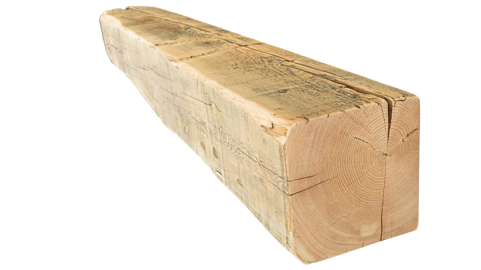 Reclaimed Wood Fireplace Mantel - Dakota Timber Co - Fireplace Mantels