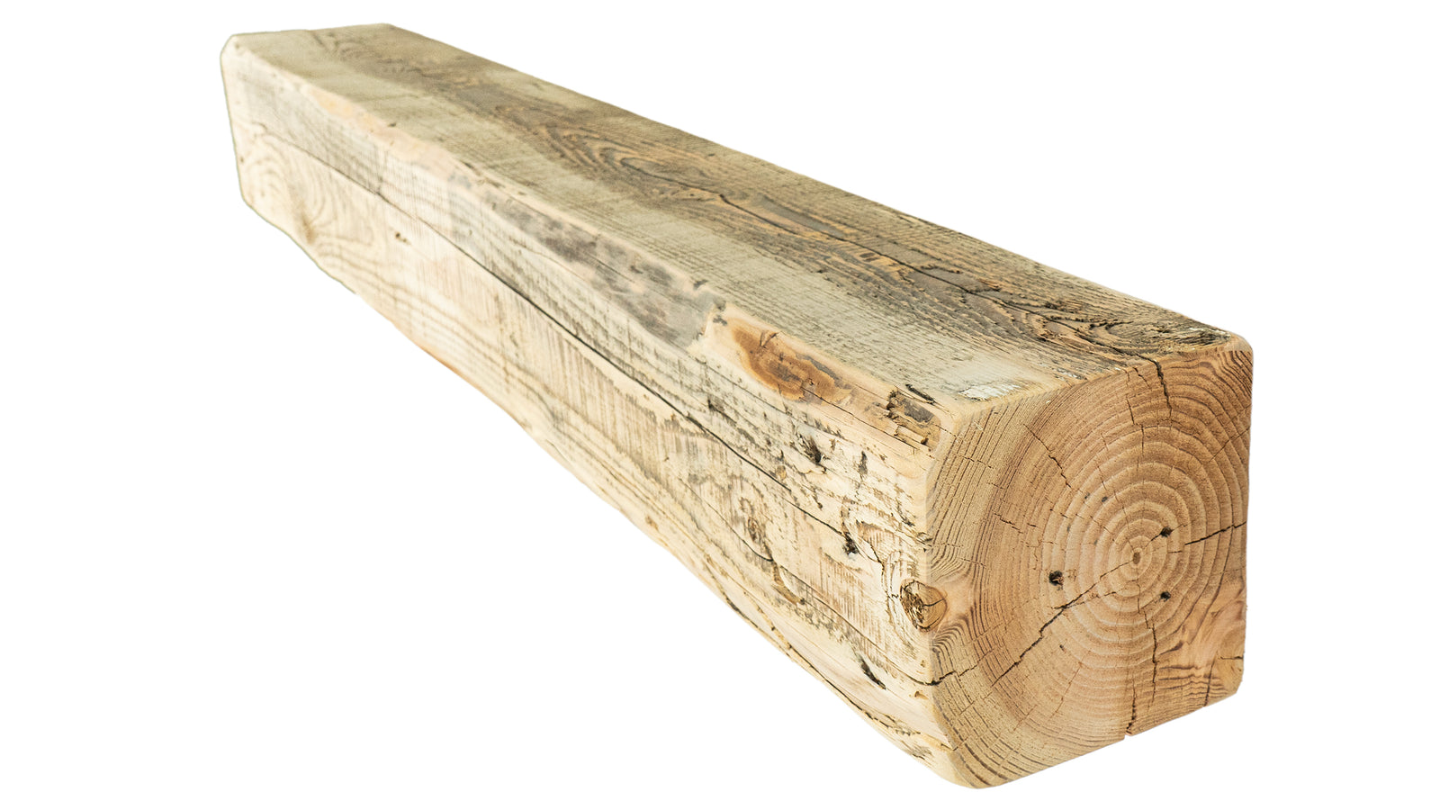 Reclaimed Wood Fireplace Mantel - Dakota Timber Co - Fireplace Mantels