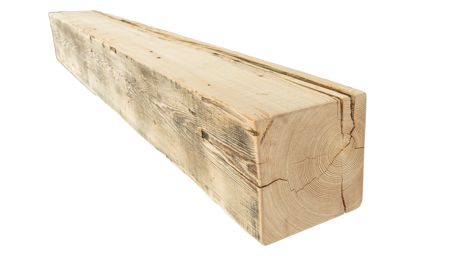 Reclaimed Wood Fireplace Mantel - Dakota Timber Co - Fireplace Mantels