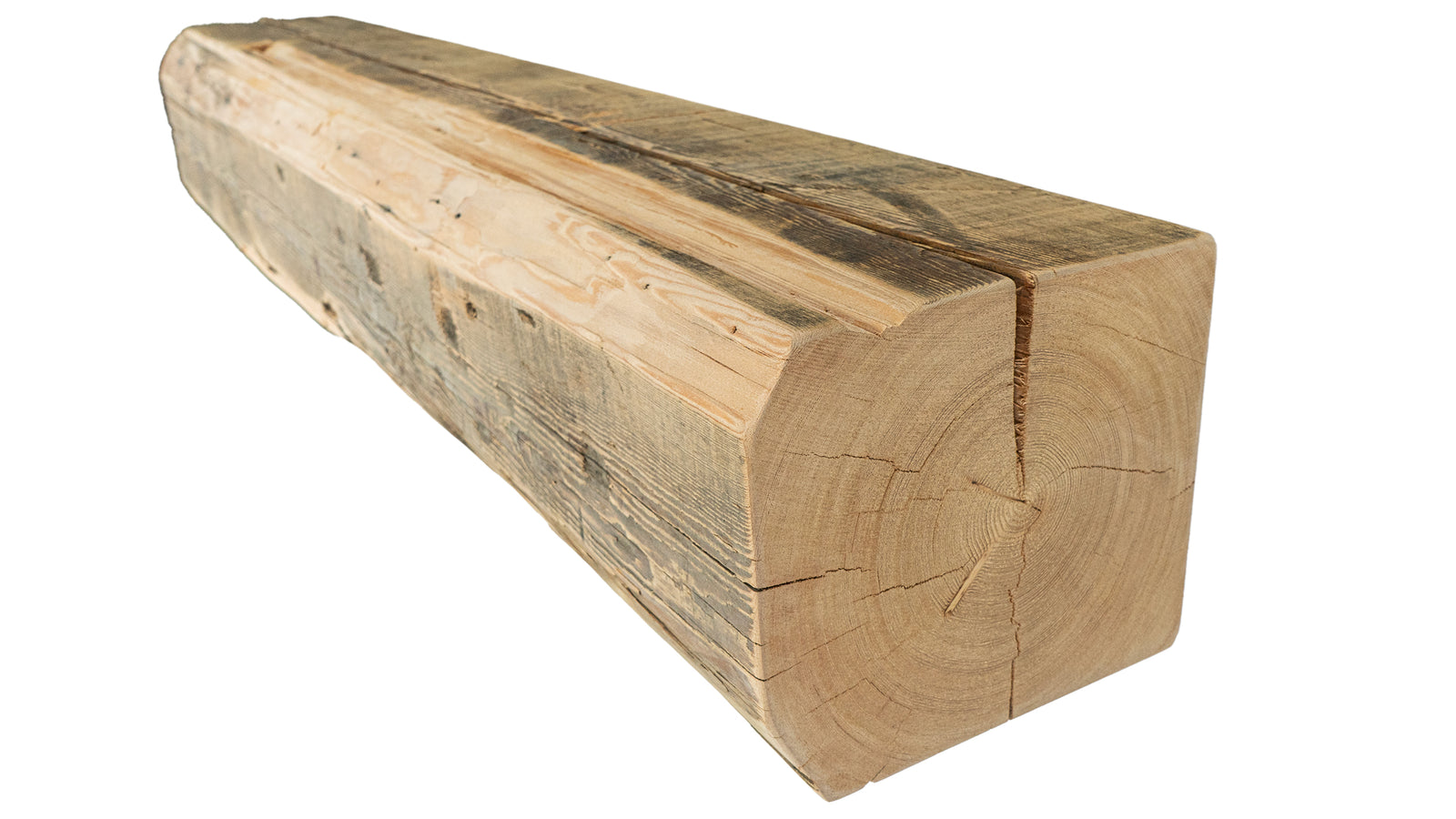 Reclaimed Wood Fireplace Mantel - Dakota Timber Co - Fireplace Mantels
