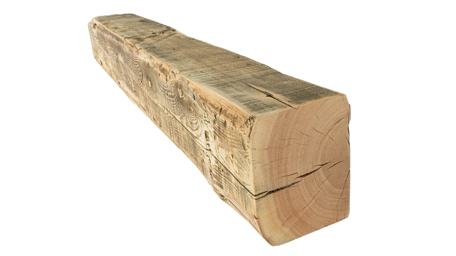 Reclaimed Wood Fireplace Mantel - Dakota Timber Co - Fireplace Mantels