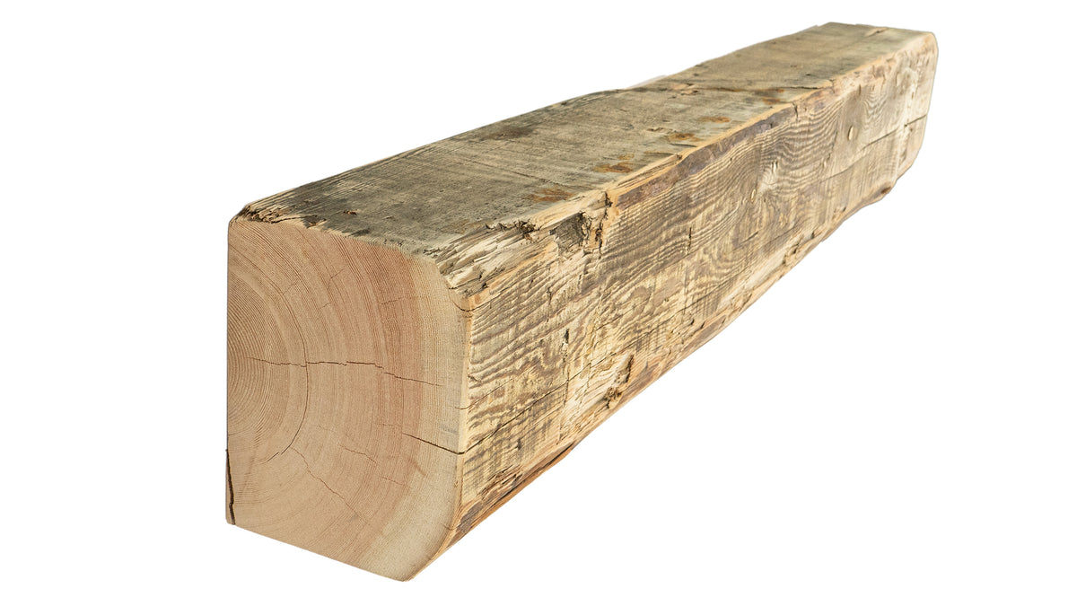 Reclaimed Wood Fireplace Mantel - Dakota Timber Co - Fireplace Mantels