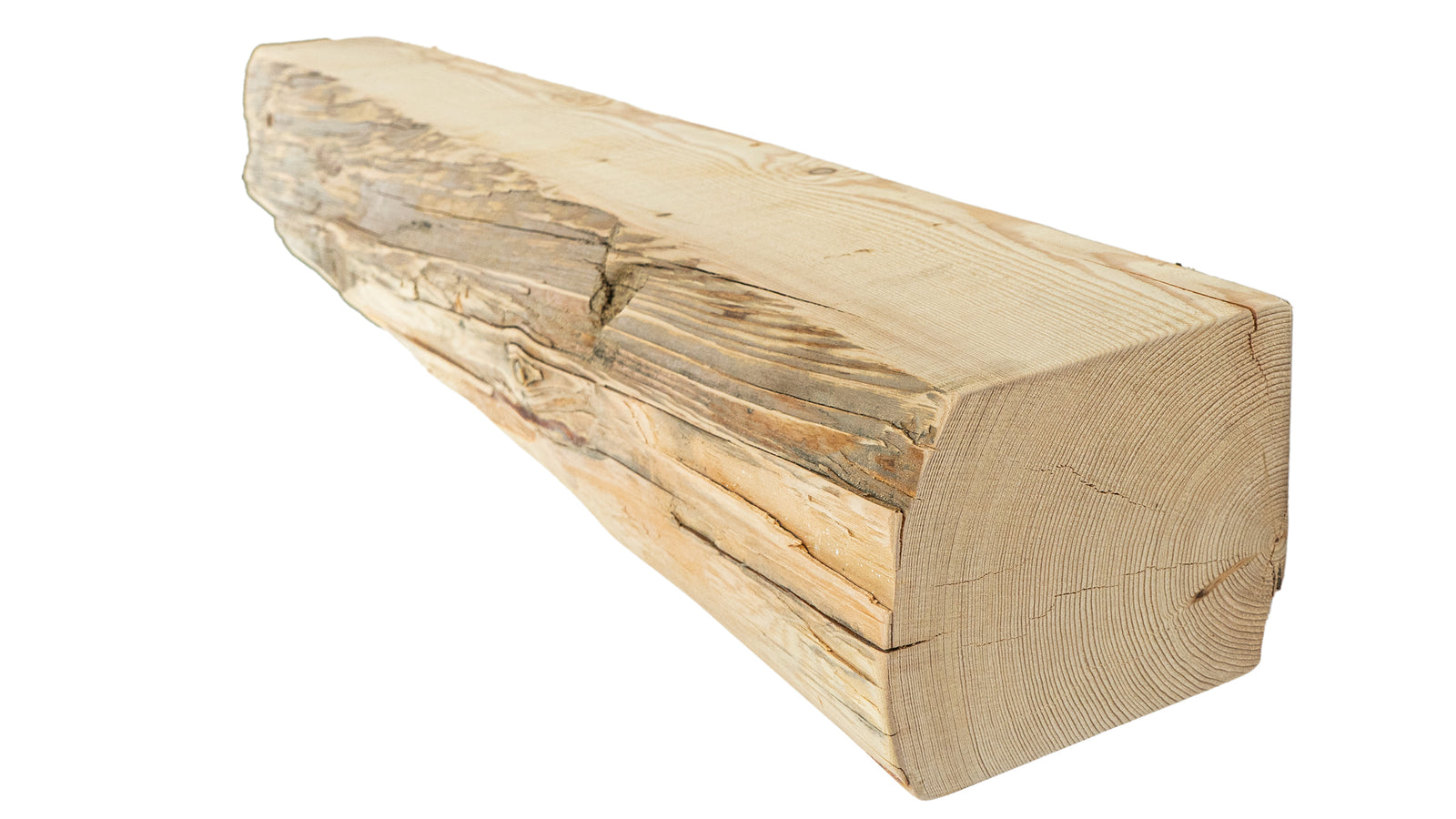 Reclaimed Wood Fireplace Mantel - Dakota Timber Co - Fireplace Mantels