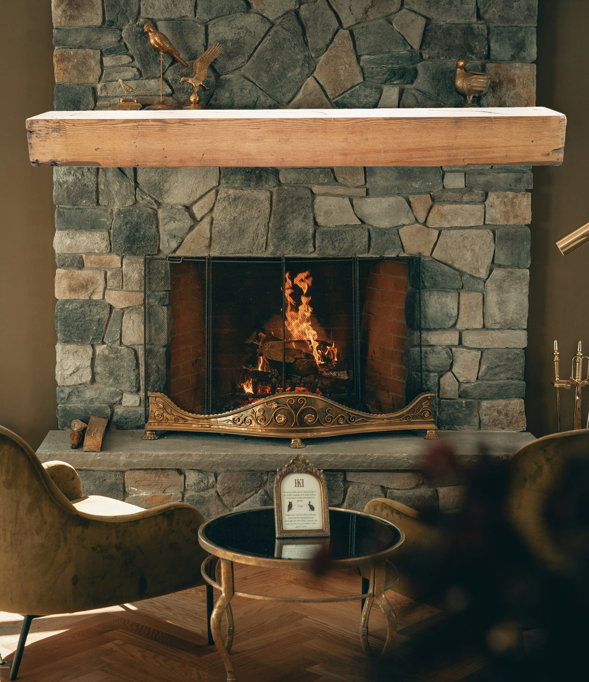 Reclaimed Wood Fireplace Mantel - Dakota Timber Co - Fireplace Mantels