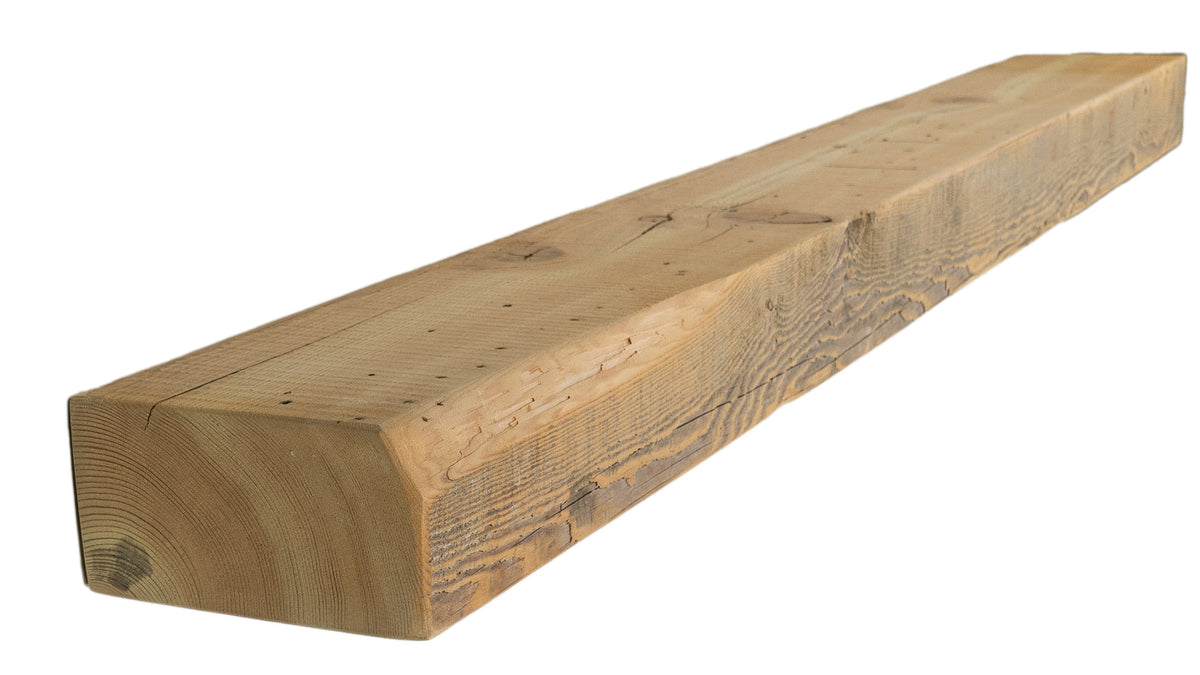 Reclaimed Wood Fireplace Mantel - Dakota Timber Co - Fireplace Mantels