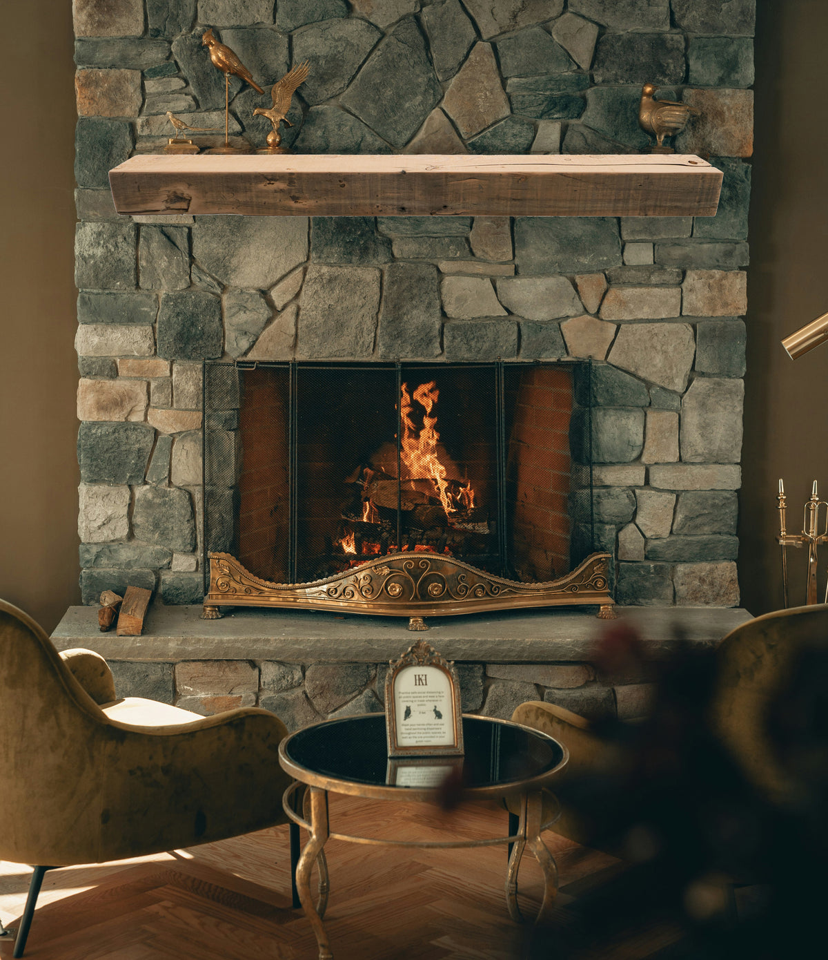 Reclaimed Wood Fireplace Mantel - Dakota Timber Co - Fireplace Mantels