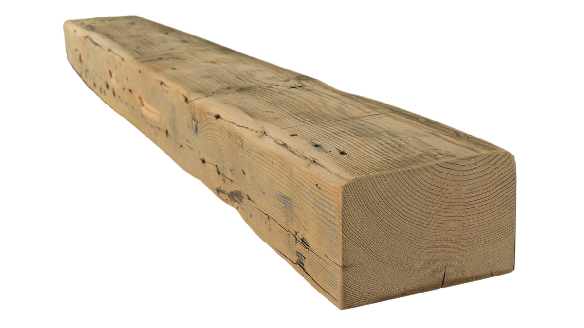 Reclaimed Wood Fireplace Mantel - Dakota Timber Co - Fireplace Mantels