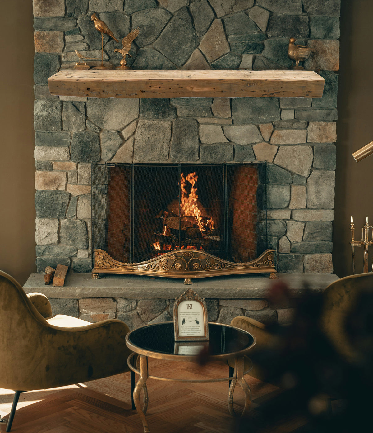 Reclaimed Wood Fireplace Mantel - Dakota Timber Co - Fireplace Mantels