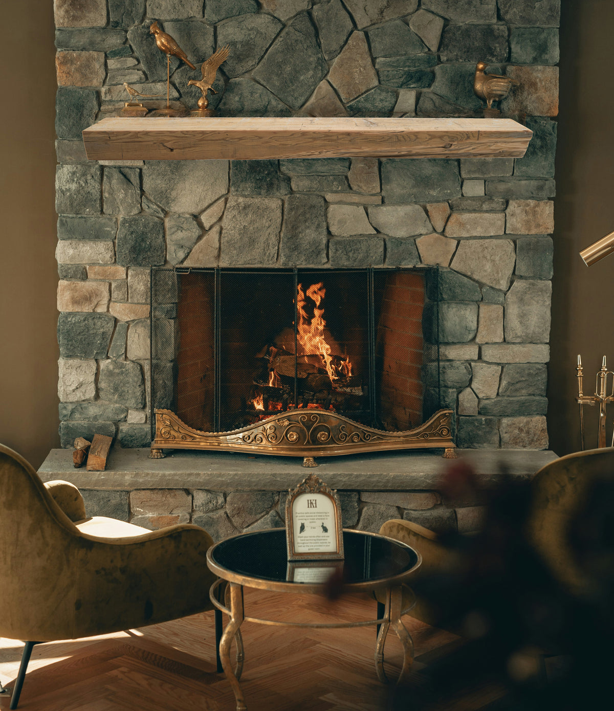 Reclaimed Wood Fireplace Mantel - Dakota Timber Co - Fireplace Mantels