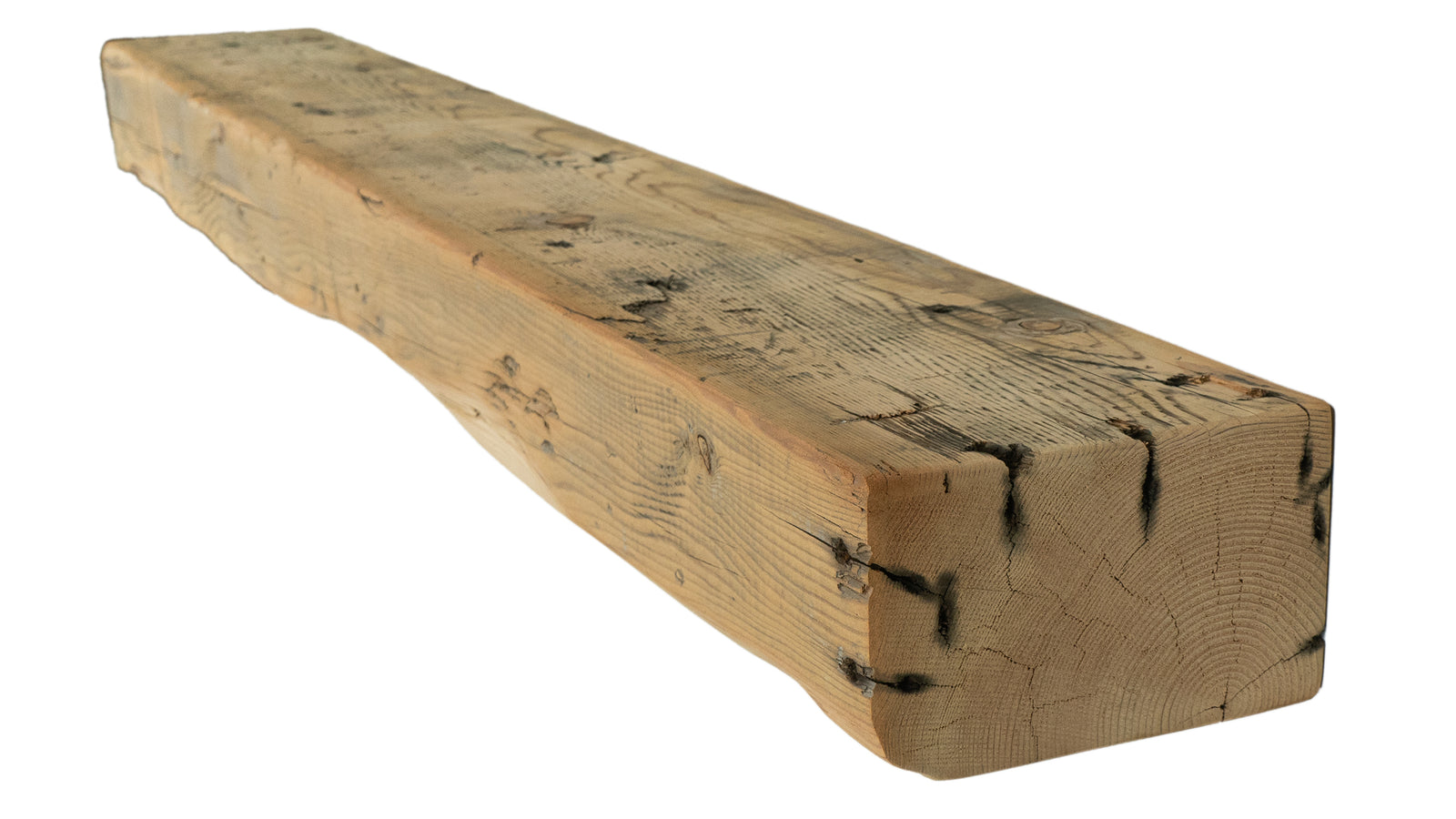 Reclaimed Wood Fireplace Mantel - Dakota Timber Co - Fireplace Mantels
