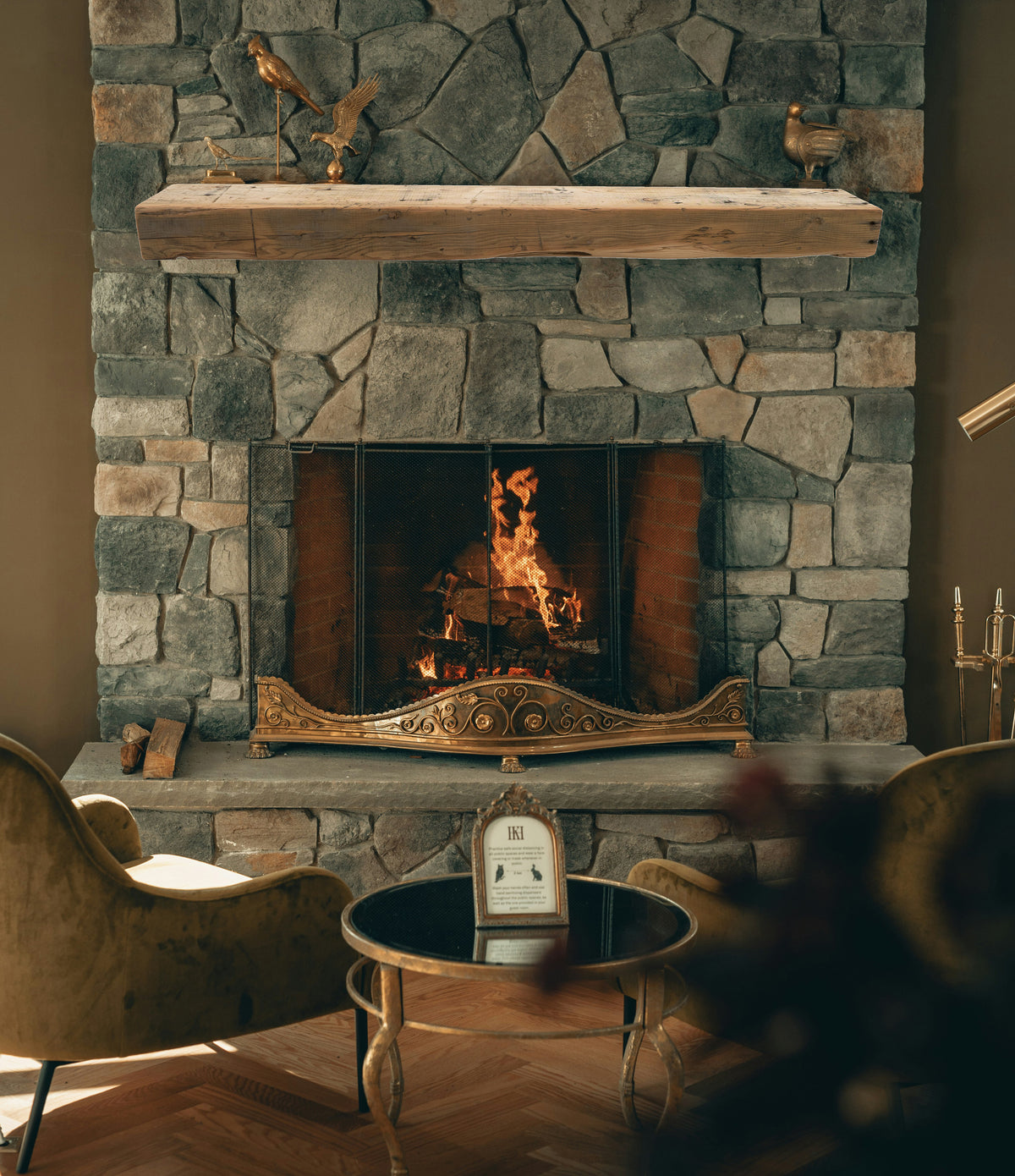 Reclaimed Wood Fireplace Mantel - Dakota Timber Co - Fireplace Mantels