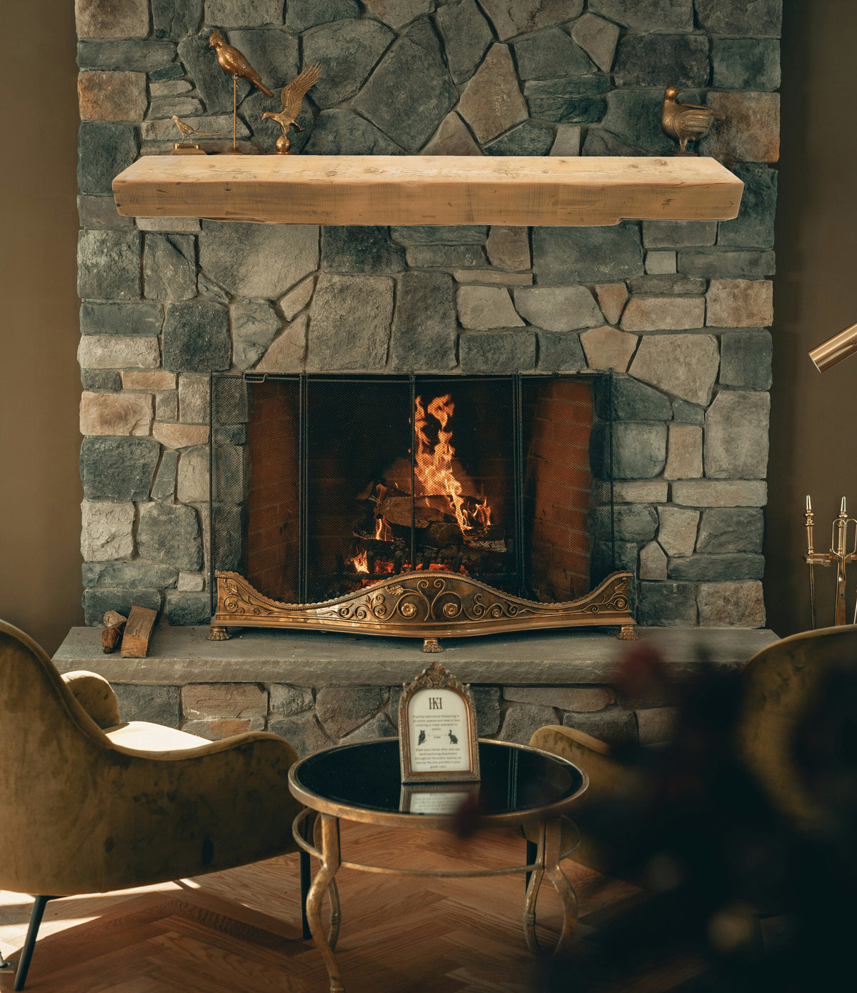 Reclaimed Wood Fireplace Mantel - Dakota Timber Co - Fireplace Mantels