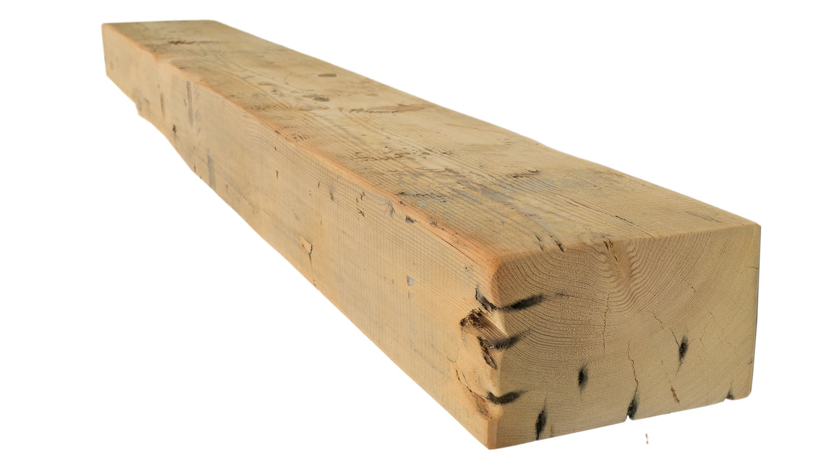 Reclaimed Wood Fireplace Mantel - Dakota Timber Co - Fireplace Mantels