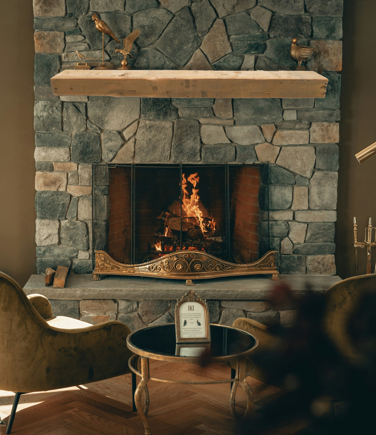 Reclaimed Wood Fireplace Mantel - Dakota Timber Co - Fireplace Mantels