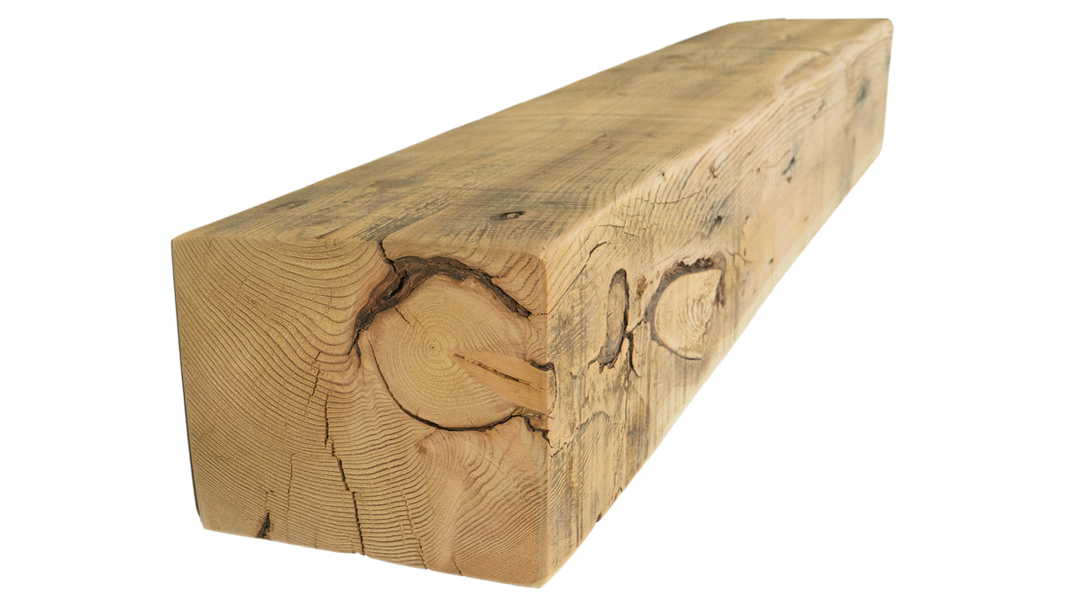 Reclaimed Wood Fireplace Mantel - Dakota Timber Co - Fireplace Mantels