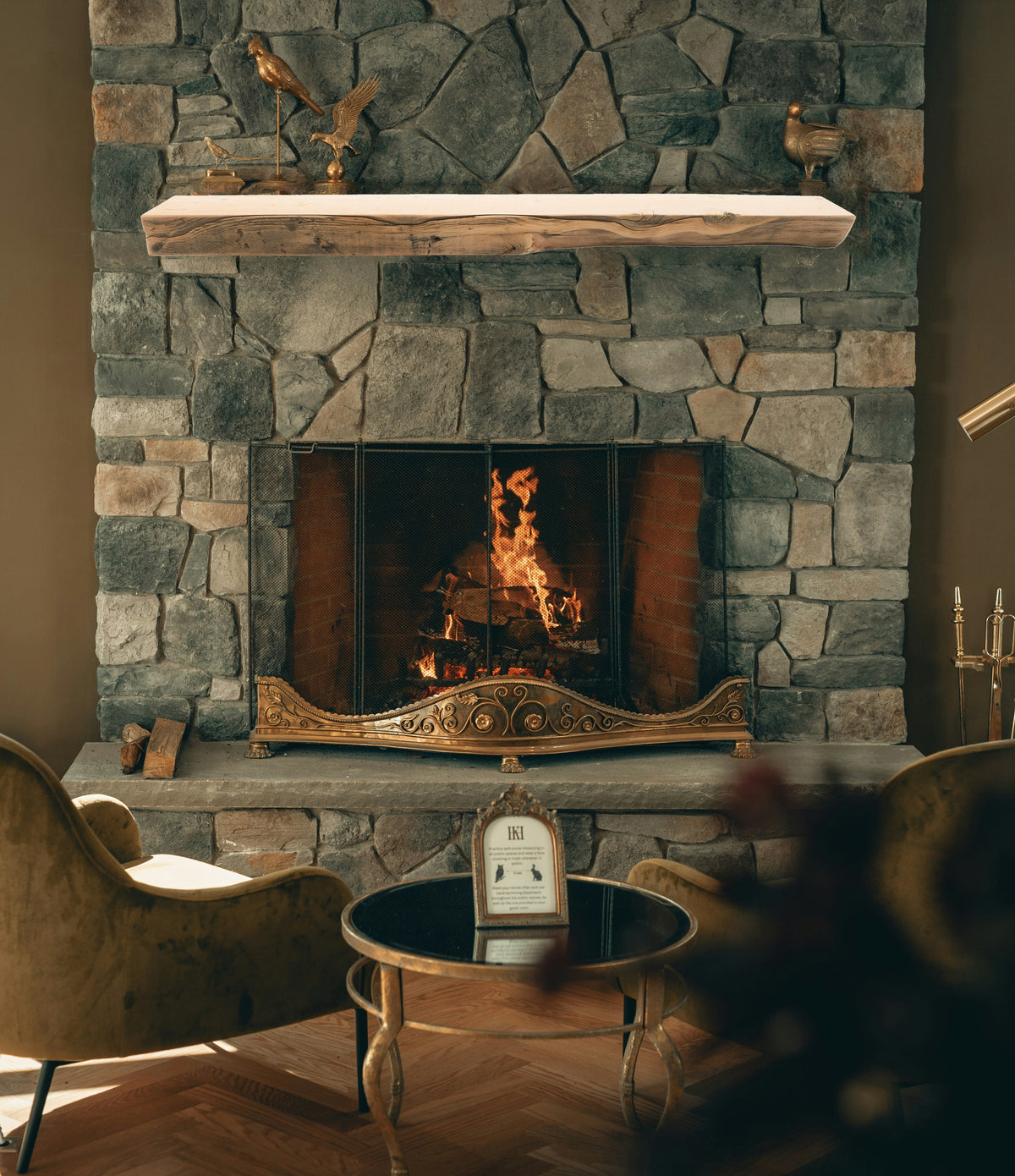 Reclaimed Wood Fireplace Mantel - Dakota Timber Co - Fireplace Mantels