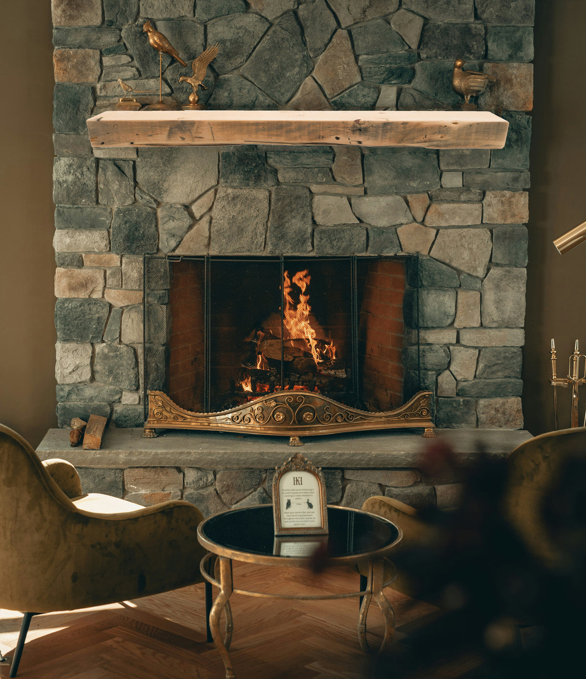 Reclaimed Wood Fireplace Mantel - Dakota Timber Co - Fireplace Mantels