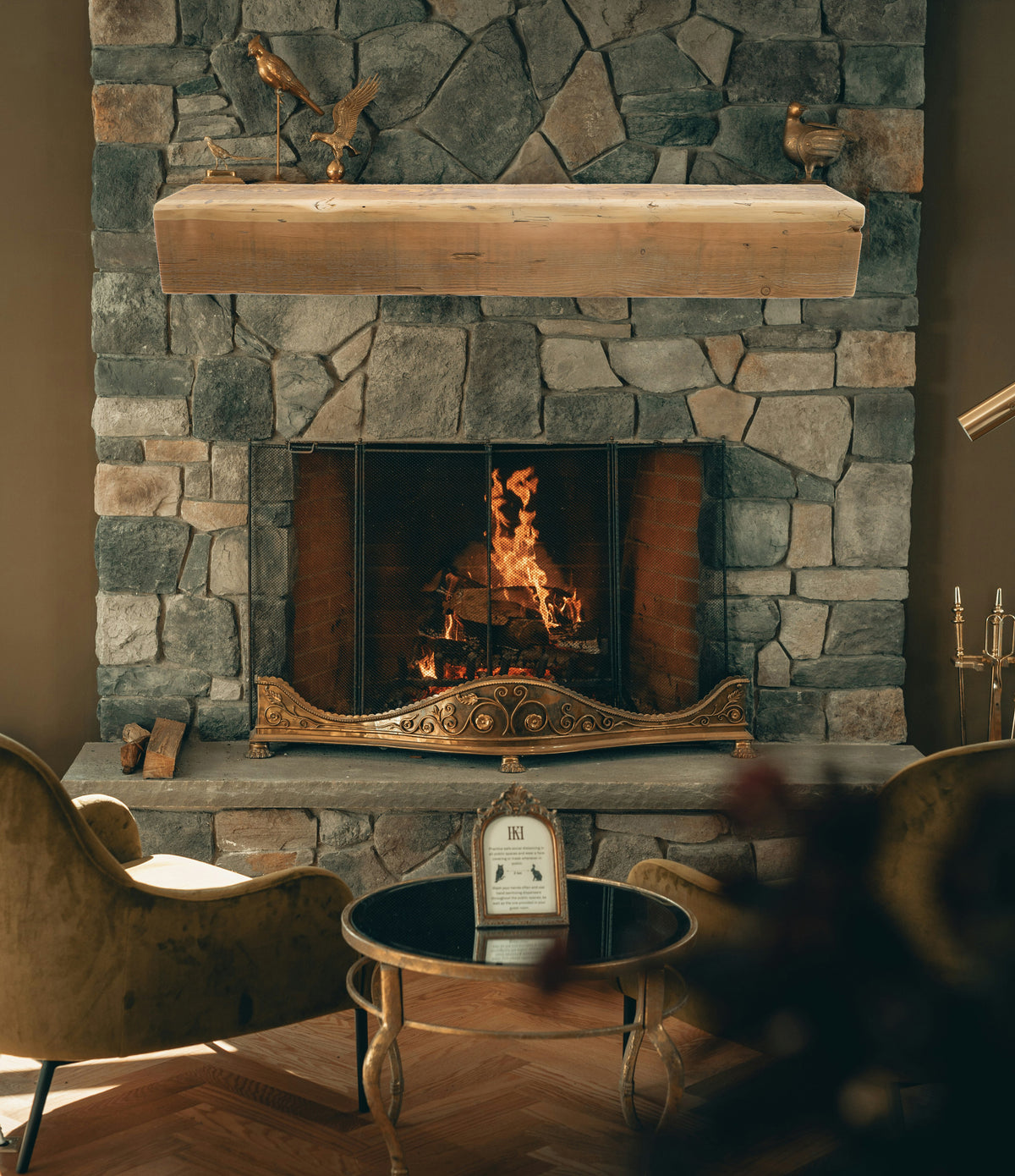 Reclaimed Wood Fireplace Mantel - Dakota Timber Co - Fireplace Mantels