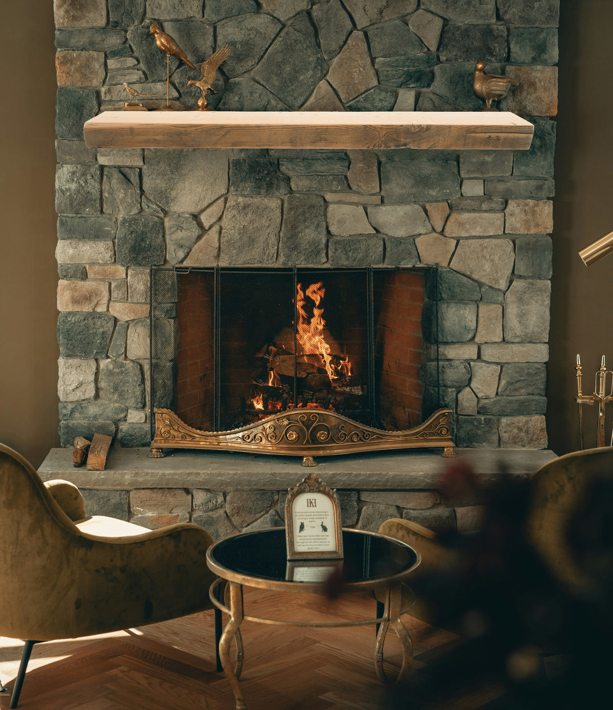 Reclaimed Wood Fireplace Mantel - Dakota Timber Co - Fireplace Mantels