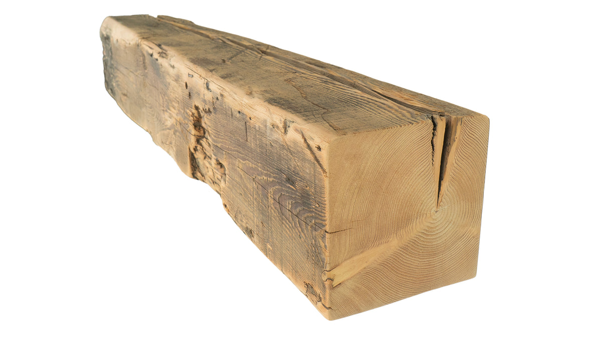 Reclaimed Wood Fireplace Mantel - Dakota Timber Co - Fireplace Mantels