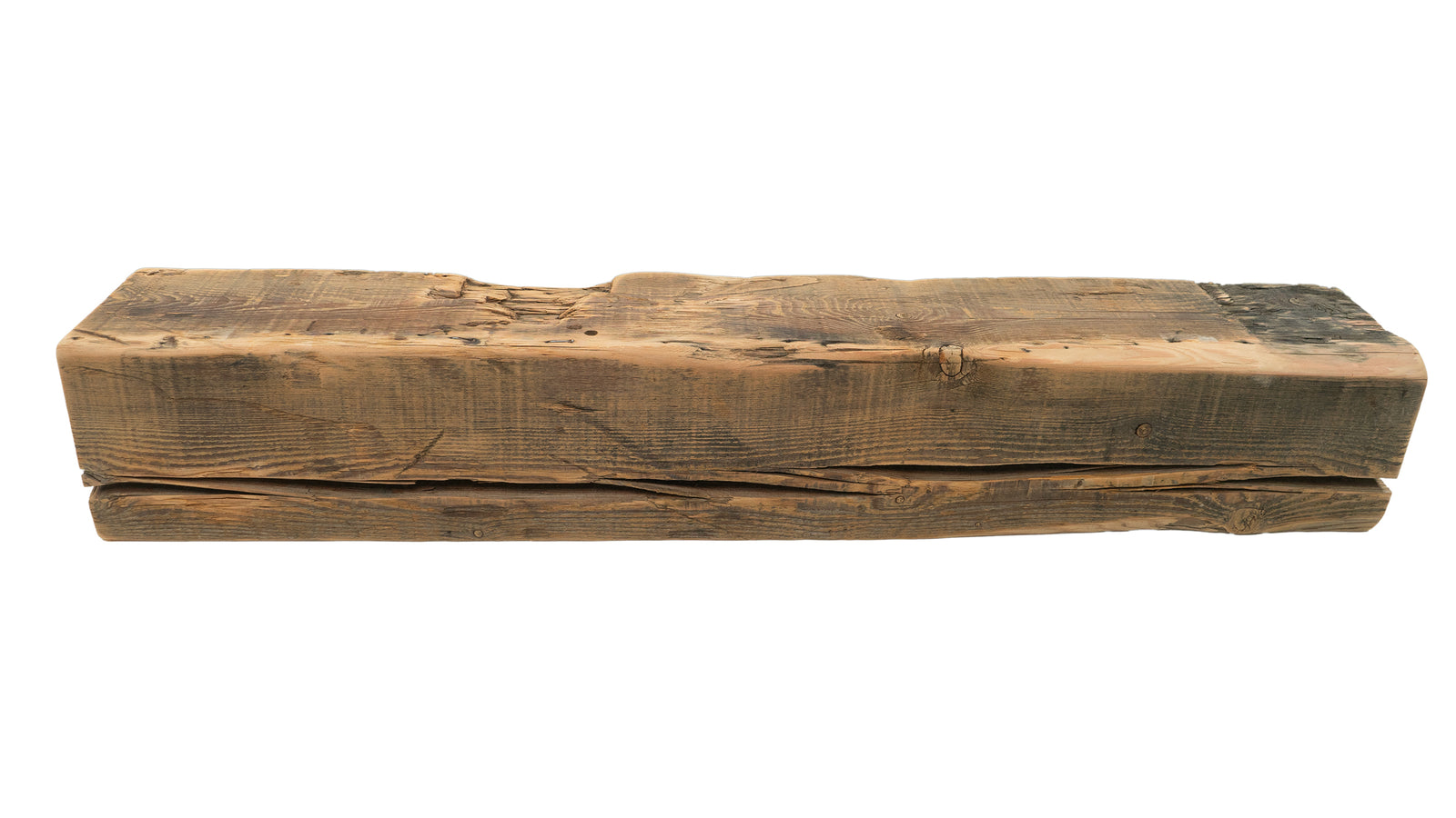Reclaimed Wood Fireplace Mantel - Dakota Timber Co - Fireplace Mantels
