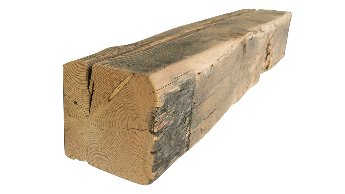 Reclaimed Wood Fireplace Mantel - Dakota Timber Co - Fireplace Mantels
