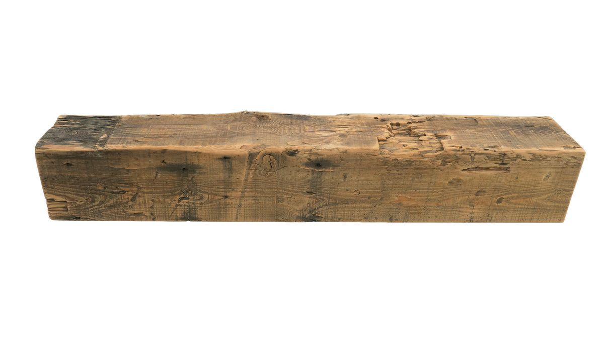 Reclaimed Wood Fireplace Mantel - Dakota Timber Co - Fireplace Mantels