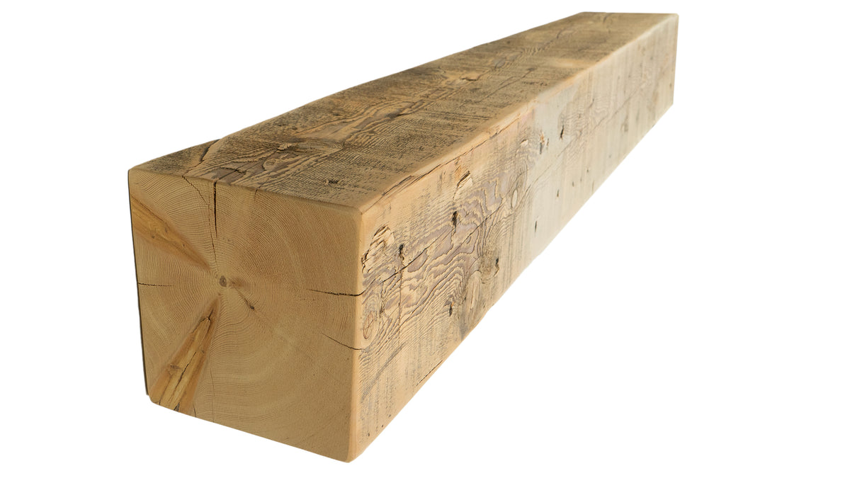 Reclaimed Wood Fireplace Mantel - Dakota Timber Co - Fireplace Mantels